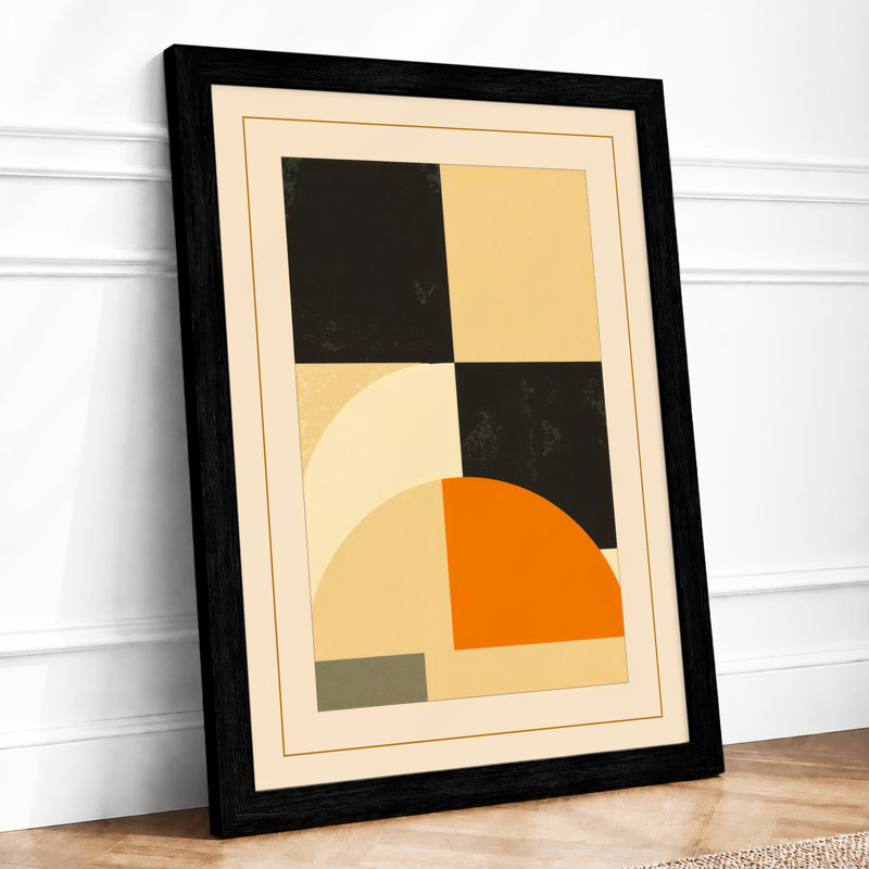 Constructivist Forms Geometric - Print, A1 - 84.1 x 59.4 cm, Black