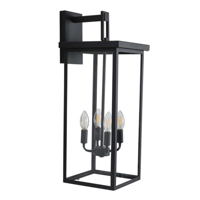 4-Light Outdoor Wall Light (No Bulbs)