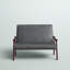Causeuse avec accoudoirs en similicuir 46,75 po-1887112391-1887112390
