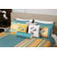 Yellow Stripes Feathers Pillow
