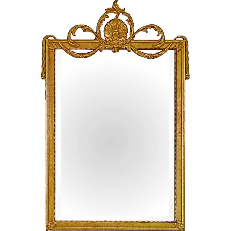 The Ogilvy Flat Beveled Wall Mirror, 53" x 33"