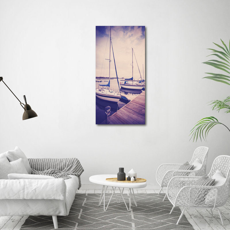 Yachts - Wrapped Canvas Print