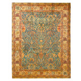 High-Quality Hand-Knotted Blue Area Rug