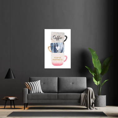 Pretty Coffee Cups - Elisabeth Fredriksson Canvas Art Print