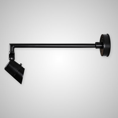 Architectural Black, Outdoor Wall Light