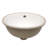16.5" L x 13.4" W Undermount Bathroom Sink Oval White Ceramic Bathroom Sink Vanity Basin with Overflow
