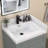 21'' W X 4'' H Solid Surface White Sidesplash Polished Rectangular Vanity Top Side Splash for Vanity Sink, Window Sill, Door Transitions