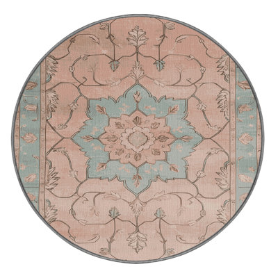 Machine Washable Afyon Gray Area Rug