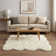 Arlett Off White Faux Sheepskin Washable Area Rug