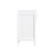 Modern Nightstand With Drawer And Open Shelf, Scalloped Edge Bedside Table