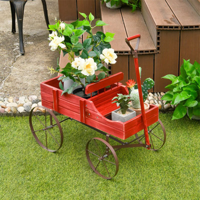 Crouch Wood Statue Planter
