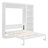 Murphy Bed with Integrated Wall Shelves, Foldable Design, Storage Frame-790689495-790689481