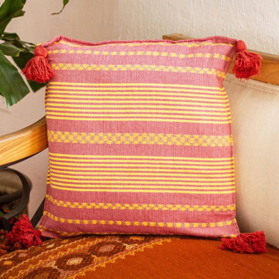  Housse de coussin en coton Sunny Strawberry