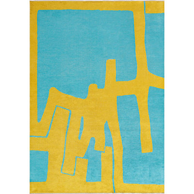 Tapis moderne à motif abstrait graffiti