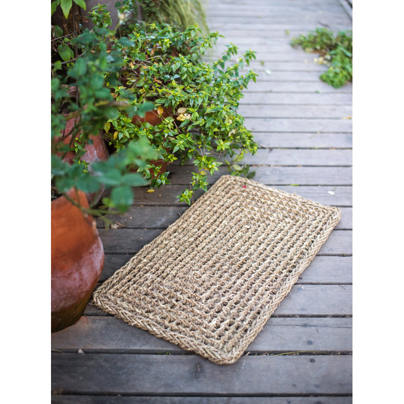 Tapis de porte extérieur antidérapant Speights, Rectangulaire : 1 pi 4 po x 2 pi 4 po