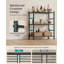 3-Tier Steel Shelving Unit, Durable Storage Rack, Easy Assembly, 40 x 30 x 77.5 cm, Black-1346255106