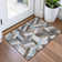 Tapis géométrique de qualité supérieure lavable à la machine Larock AMF1241