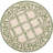 Jonsson Hand Hooked Wool Pile Geometric Rug-21460205