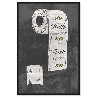 Papier toilette Enough - impression sur toile