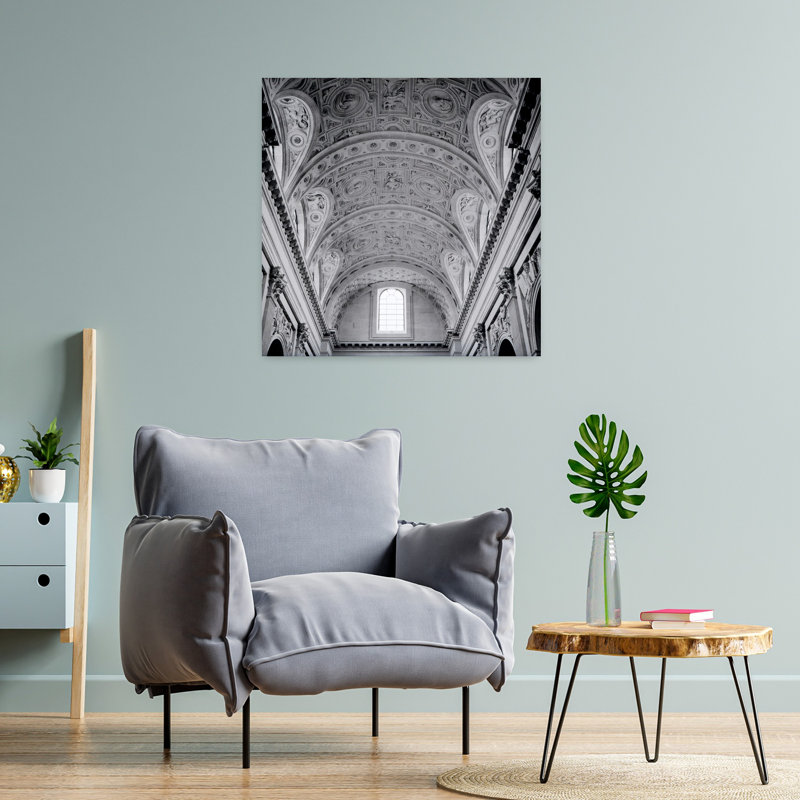 Paris 2 Contemporary Architecture Art, 24" H x 24" W
