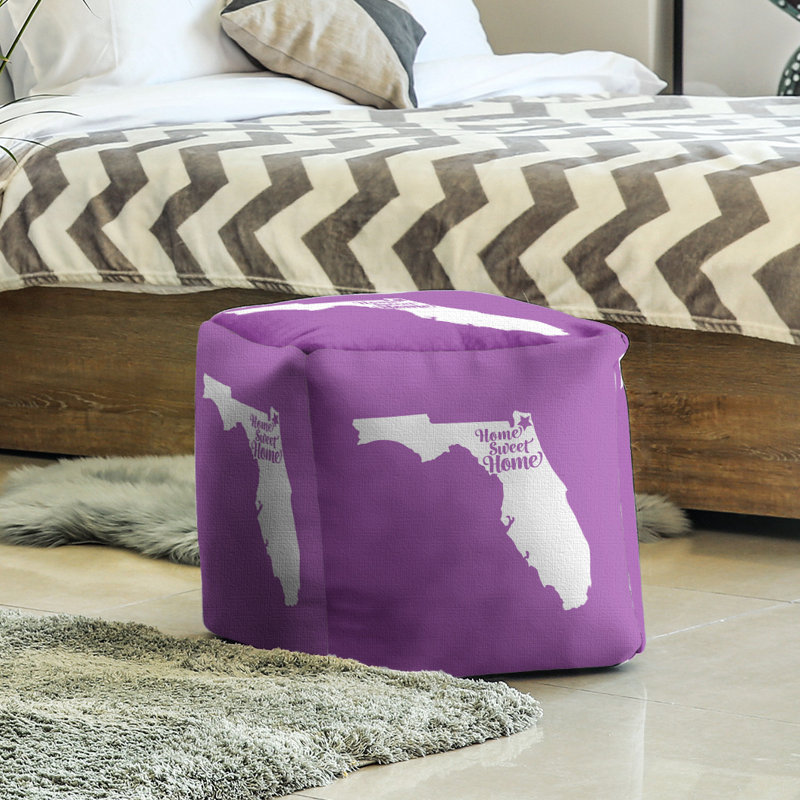 Repose-pieds à cubes jacksonville the home, Violet