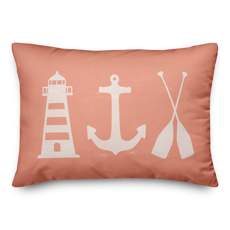Solid Throw Pillow, Orange