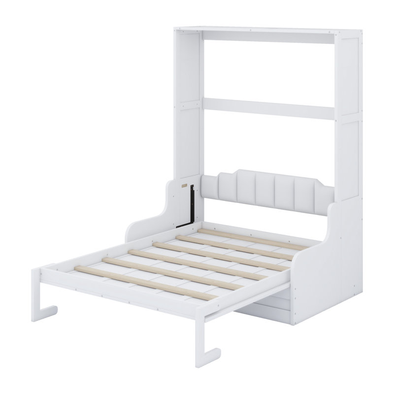 Lit escamotable mural Murphy avec coussin, Blanc