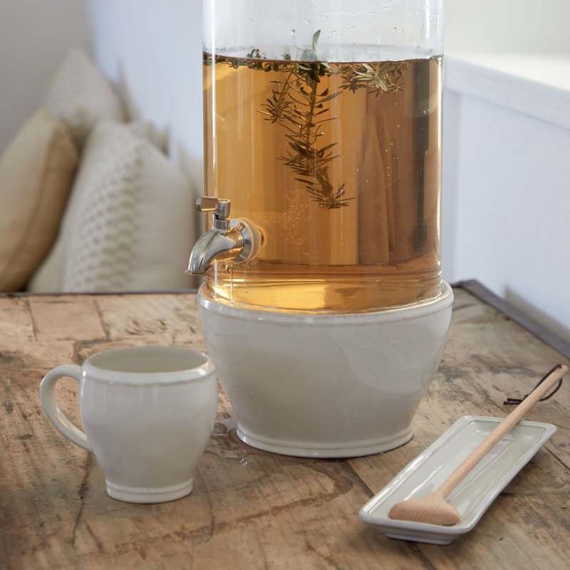 Fontana Handmade Stoneware Coffee Mug, White
