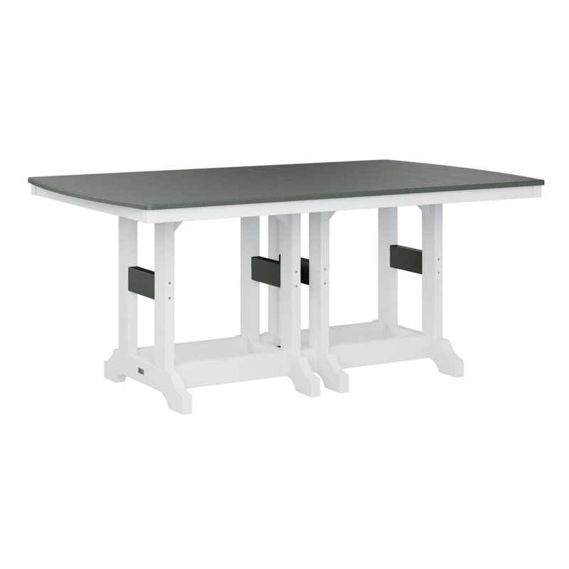 Table de salle à manger rectangulaire à hauteur de comptoir Berlin Gardens Garden Classic, Marine