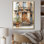 «Pamona France Lyon Old Town Door I», reproduction sur toile
