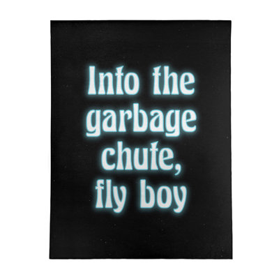 Quotes Chenille Indoor Rug