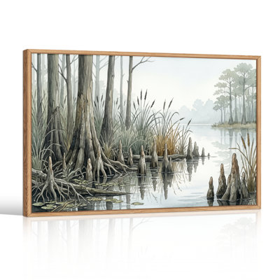 Swamp Landscape Canvas Wall Art Set Of 1