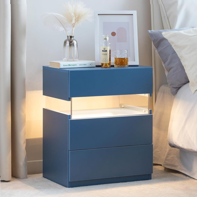 Table de chevet en bois Briea