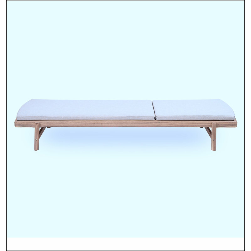 Chaise longue avec coussin Mall Mall