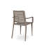 Geralde Stacking Patio Dining Armchair with Cushion-1189912456