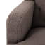 Chaise rembourrée de salon et de chambre à coucher, style brun roux, revêtement de qualité, conception ergonomique, coussin d'assise confortable, polaire douce, dossier, structure en bouleau-2080027430