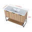 48"Modern Freestanding Bathroom Vanity With Resin Basin