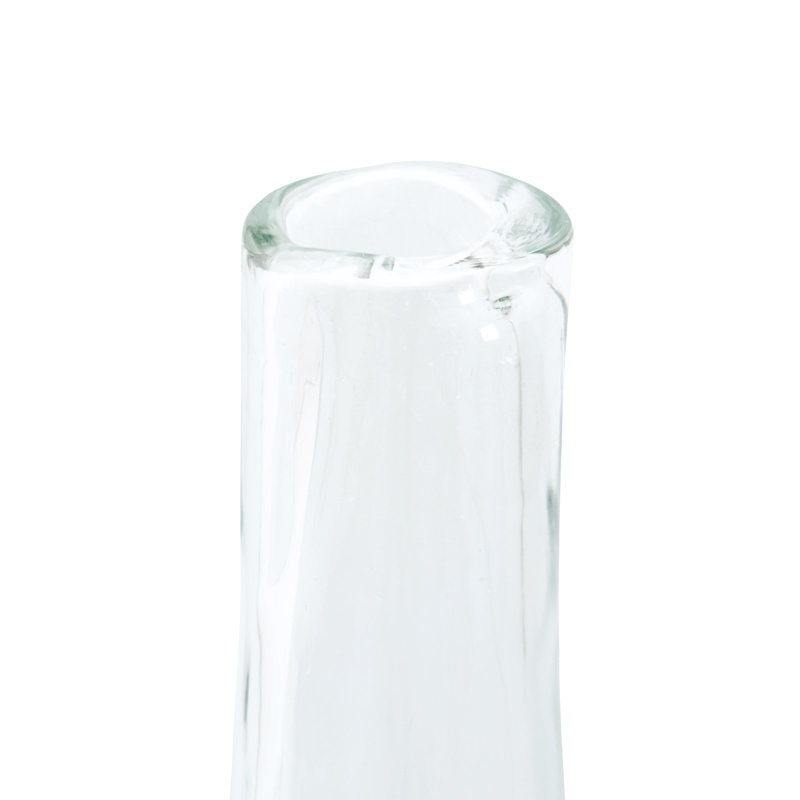 Primavera Handmade Glass Table Vase, Green