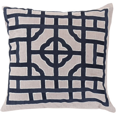Chinese Gate Geometric Throw Pillow