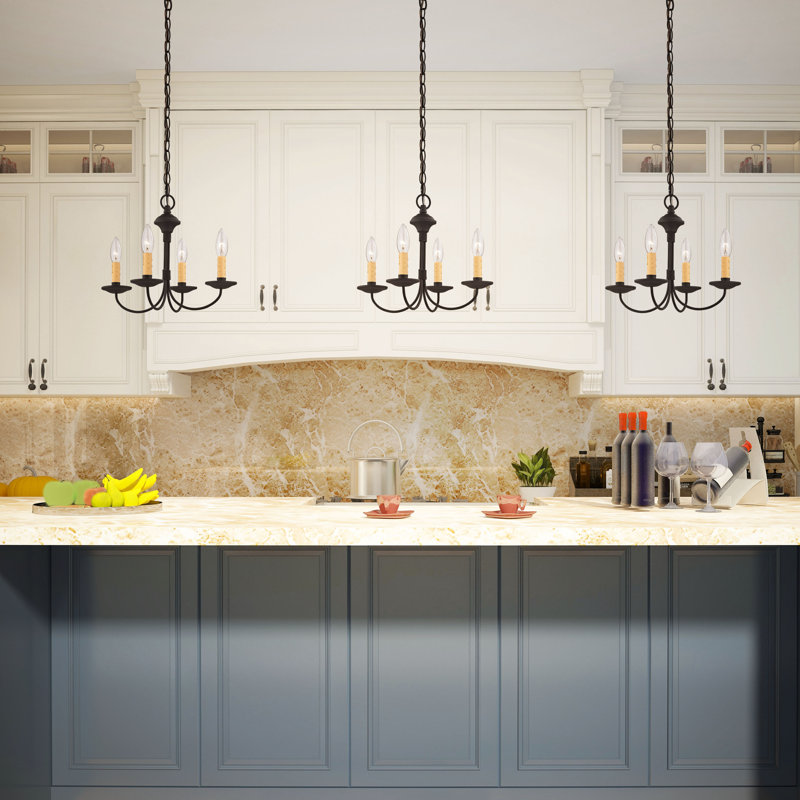 Analycia 4 - Light Dimmable Classic / Traditional Chandelier