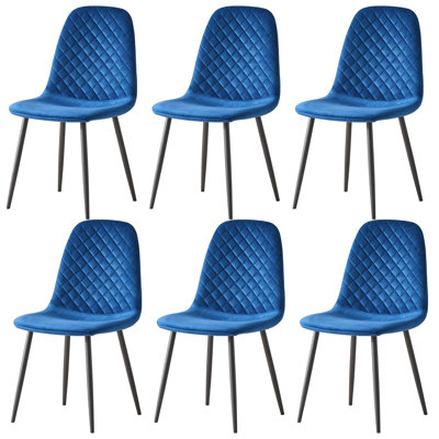 Wellersburg Modern Velvet Upholstered Armless Dining Chair