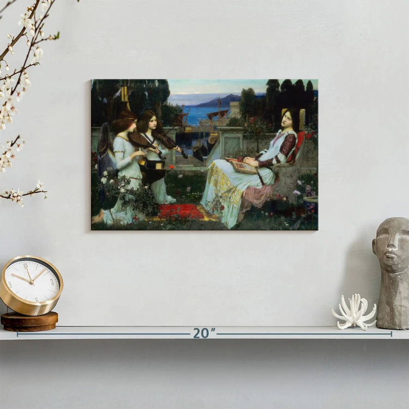 Adella Saint Cecilia, 8" H x 12" W