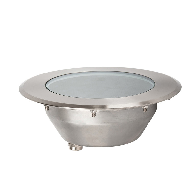Zebadiah Black/Silver Low Voltage Integrated LED Metal Deck Light
