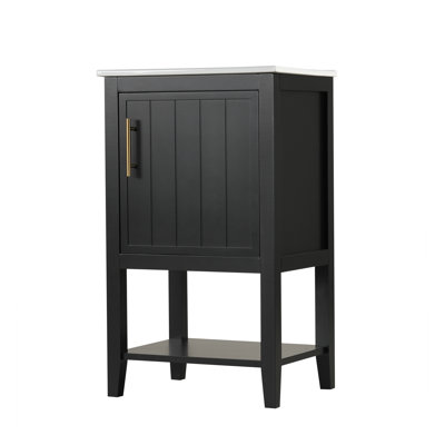  Basey 20'' Single Bathroom Vanity With Ceramic Top