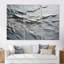«Gray and White Stone River IV», reproduction d'art murale abstraite-476456829-476456827