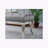 Button Tufted Upholstered Bench Nailhead Trim-1503533392
