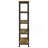 Antique Nutmeg 4-shelf Bookcase