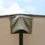 Parasol d'extérieur 15 'avec auvent simple 15', gris clair-1663724172