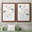 «Blush & Black Wildflowers I», toile encadrée de qualité supérieure - prête à être accrochée-1384716231-1384716228