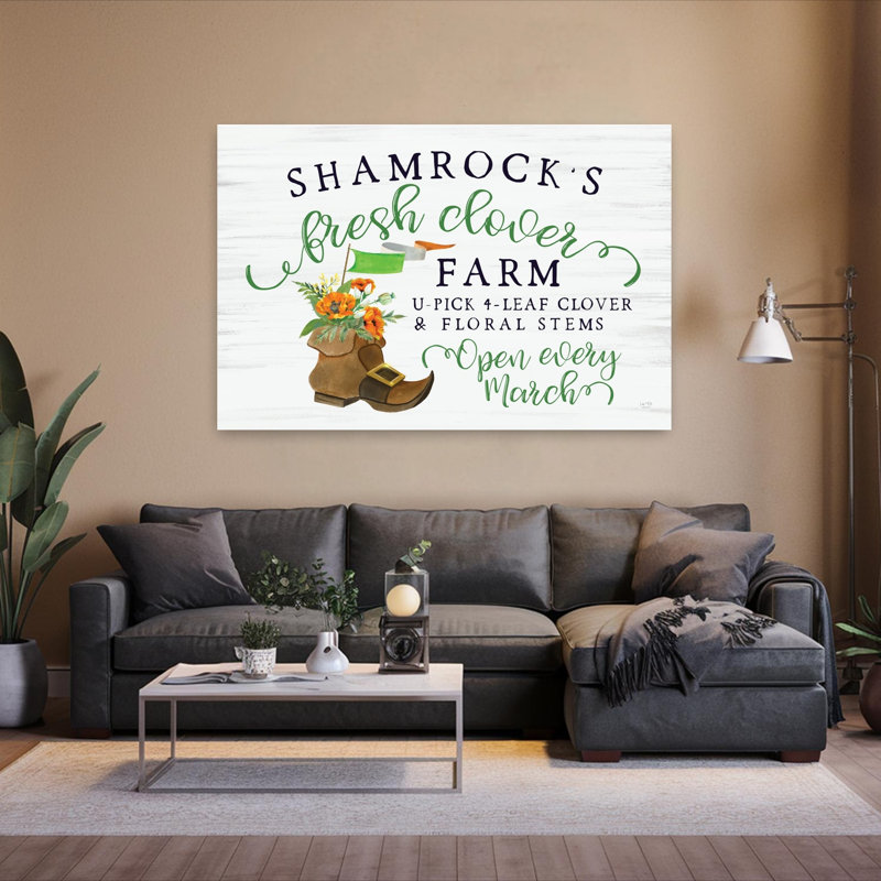 Shamrock's Fresh Clover Farm, H 60 po x l 40 po